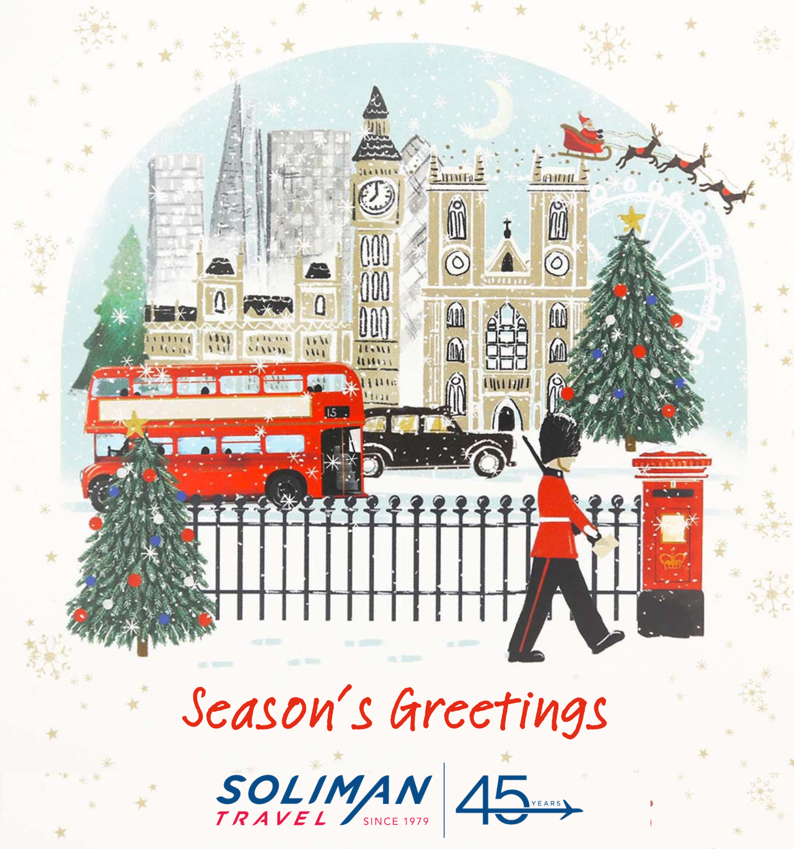 Soliman Travel Christmas Card